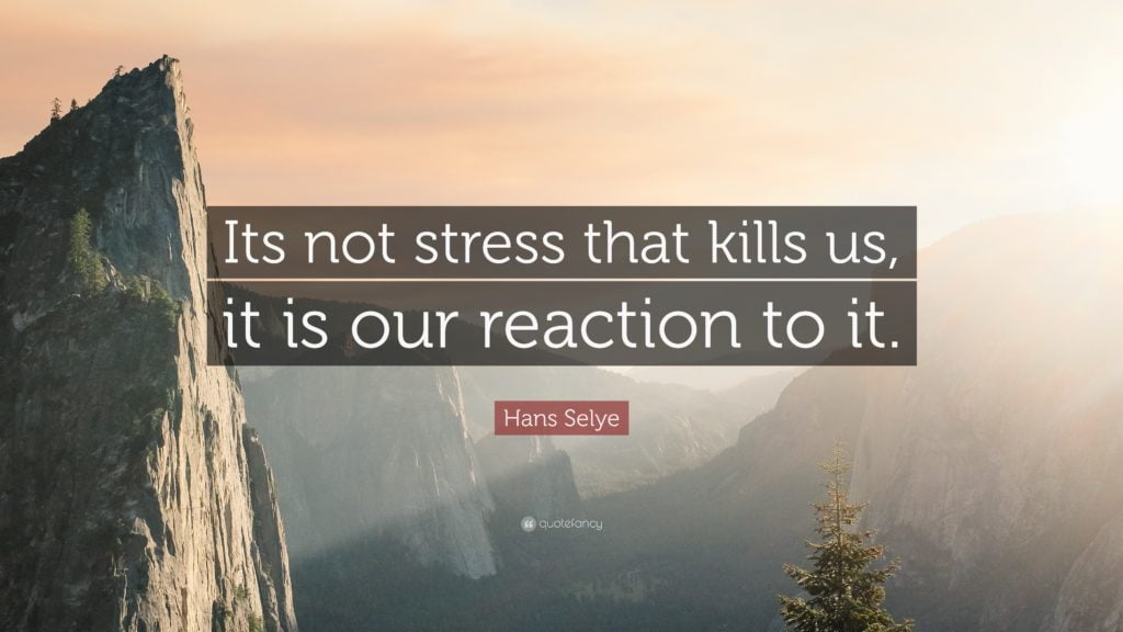 Non è lo stress ad ucciderci, ma la nostra reazione ad esso.