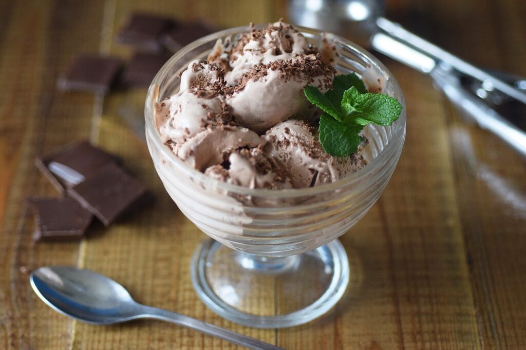 gelato vegan gelato vegano al cioccolato coppa di gelato